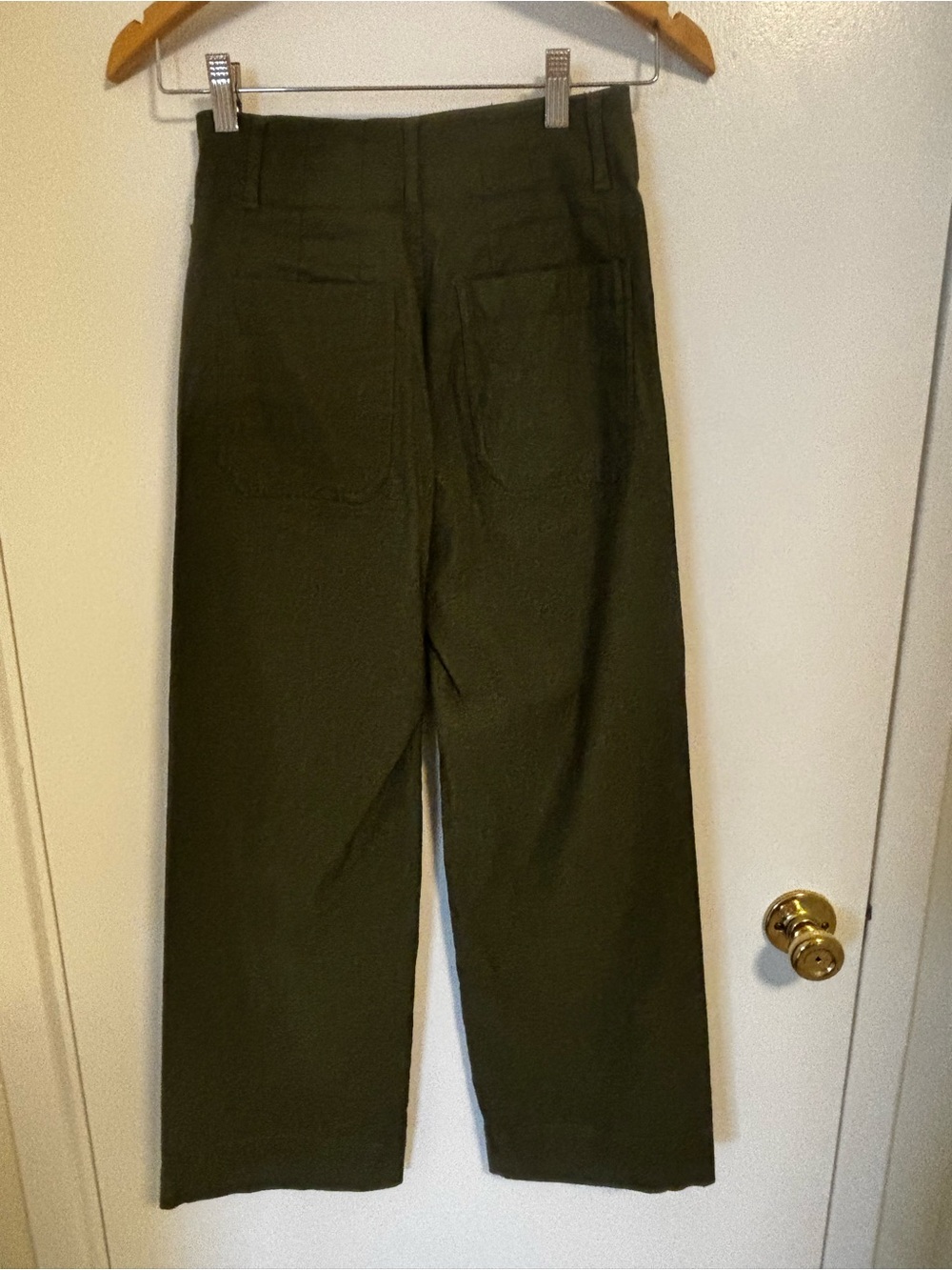 Maeve Collette  Green Wide Leg Pants